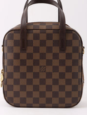 2004 Damier Spontini 2-way canvas bag, brown