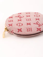 2005 年 Monogram Mini Porte Monnaie 长樱桃色
