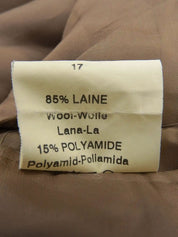 米色/多色格纹图案夹克