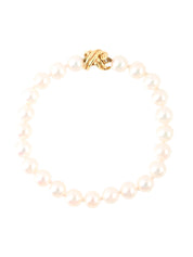18K Pearl Signature Bracelet in Gold/White
