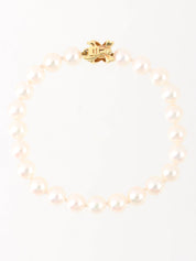 18K Pearl Signature Bracelet in Gold/White