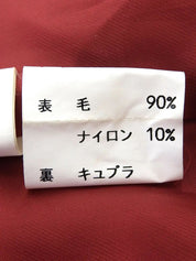 ウールセットアップ　レッド