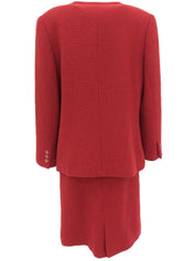 ウールセットアップ レッド