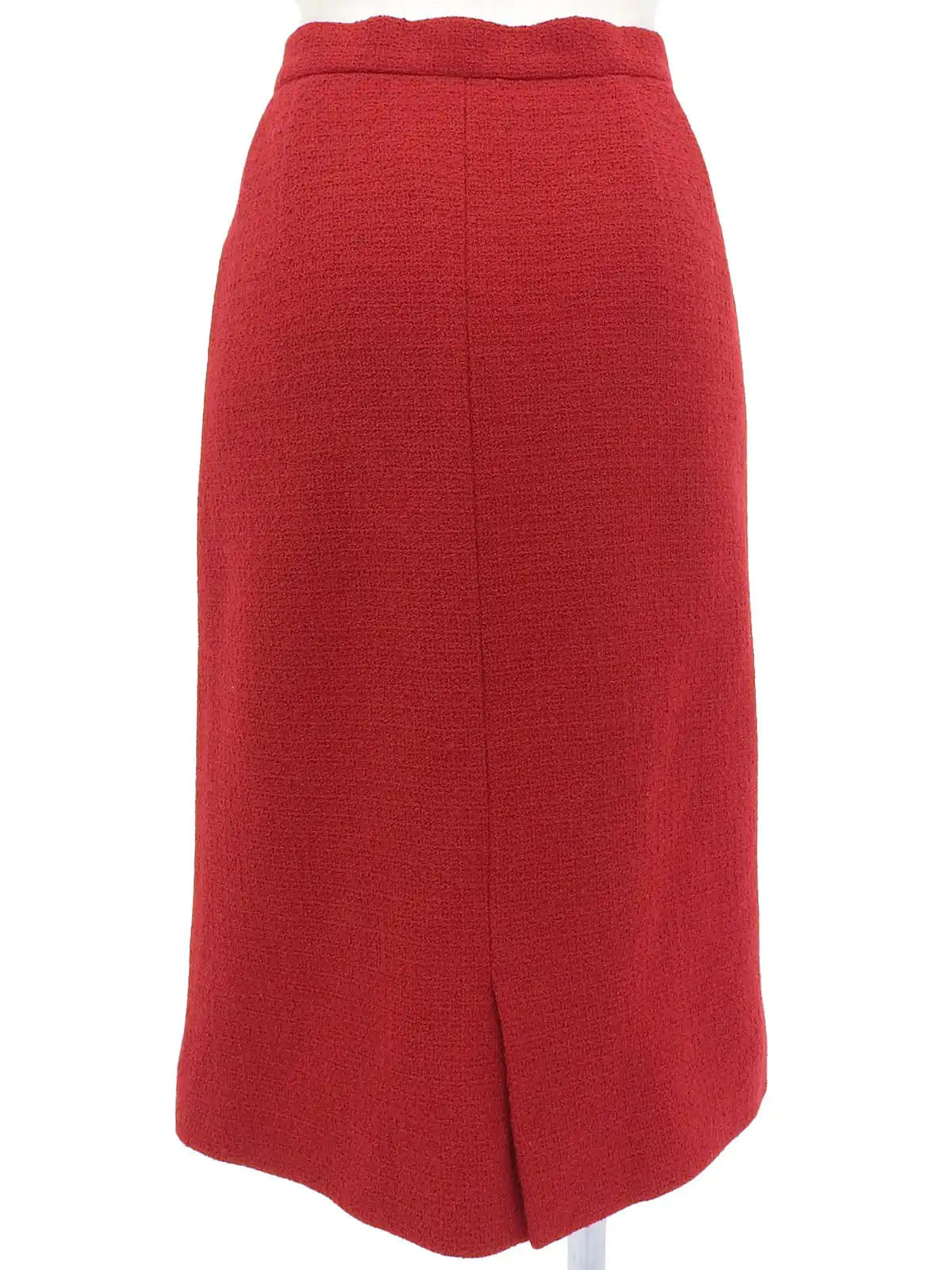 ウールセットアップ レッド