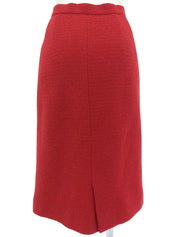 ウールセットアップ レッド