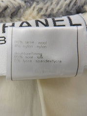 1998 Houndstooth Pattern CC Mark Button Jacket Gray/Ivory