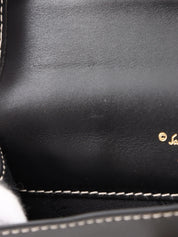 Gancini Plate Waist Bag in Black