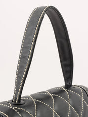 2004 Wild Stitch CC Turnlock Handbag in Black