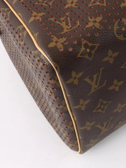 2008 帆布 Monogram PerfoSpeedy 30 棕色/橙色