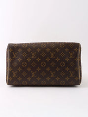 2008 Canvas Monogram PerfoSpeedy 30 Brown/Orange