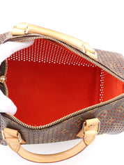 2008 Canvas Monogram PerfoSpeedy 30 Brown/Orange