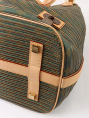 2010 Canvas Monogram Eden Neo Green/Gold