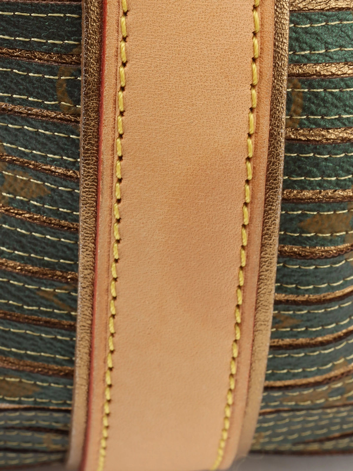 2010 Canvas Monogram Eden Neo Green/Gold