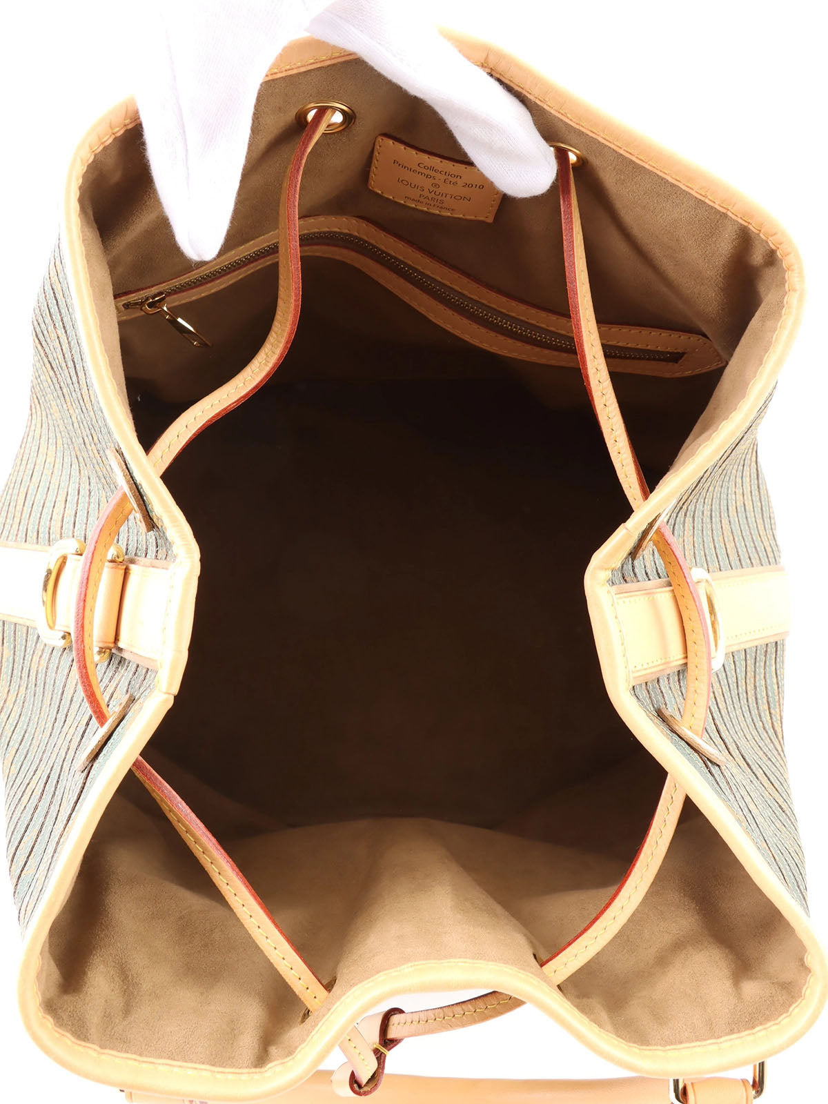 2010 Canvas Monogram Eden Neo Green/Gold