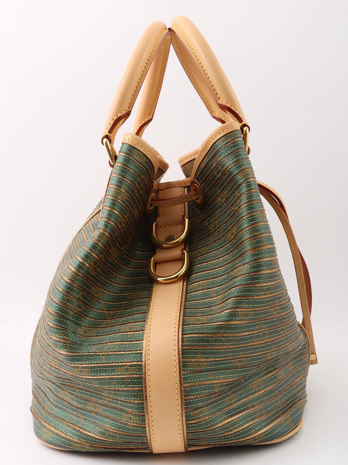2010 Canvas Monogram Eden Neo Green/Gold