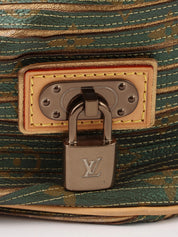 2010 Canvas Monogram Eden Neo Green/Gold