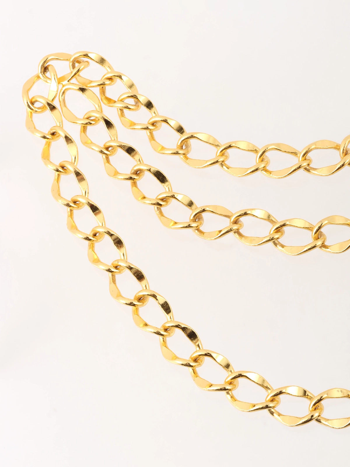 1994 CC mark coin charm chain belt gold