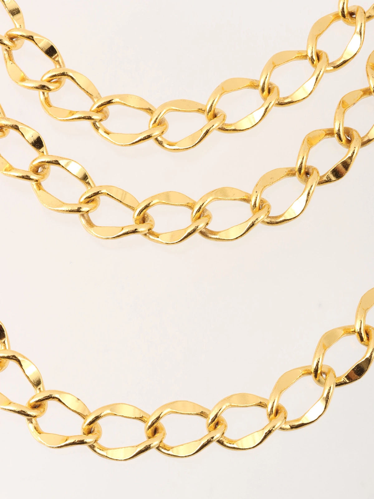 1994 CC mark coin charm chain belt gold
