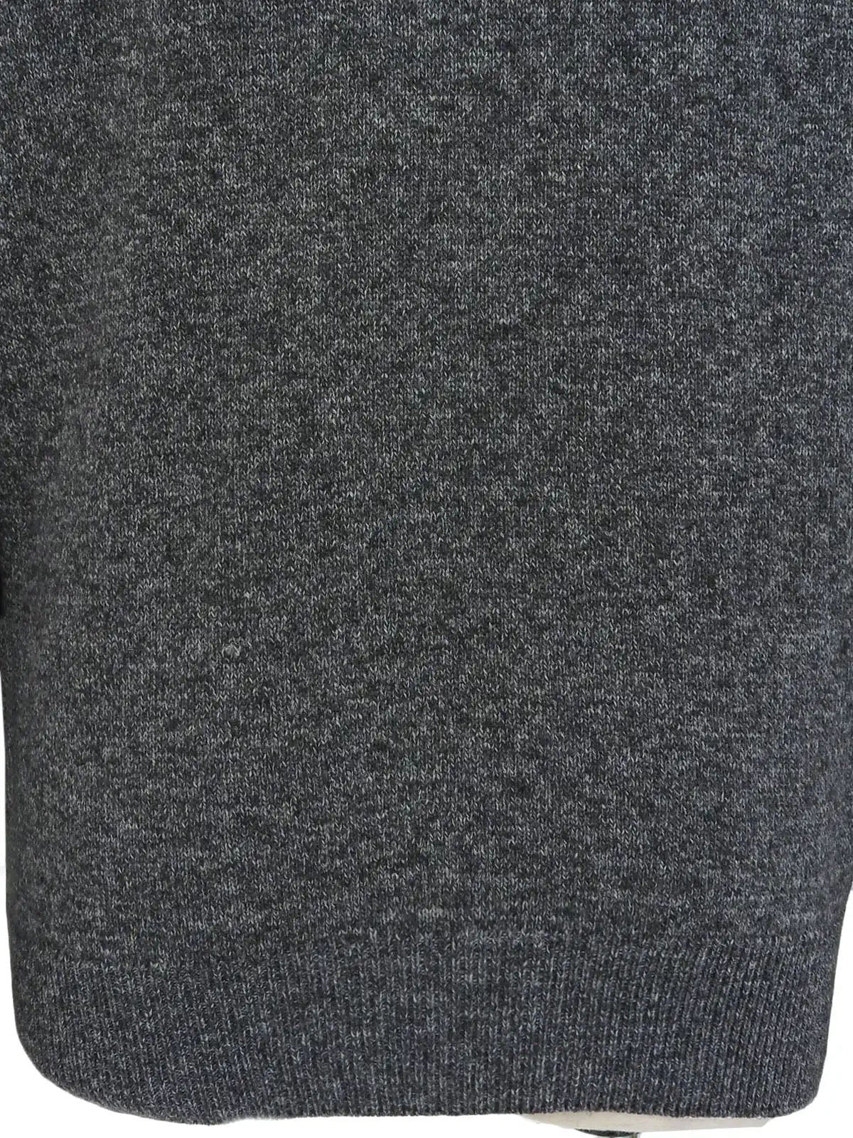 Cashmere logo embroidered cardigan in grey