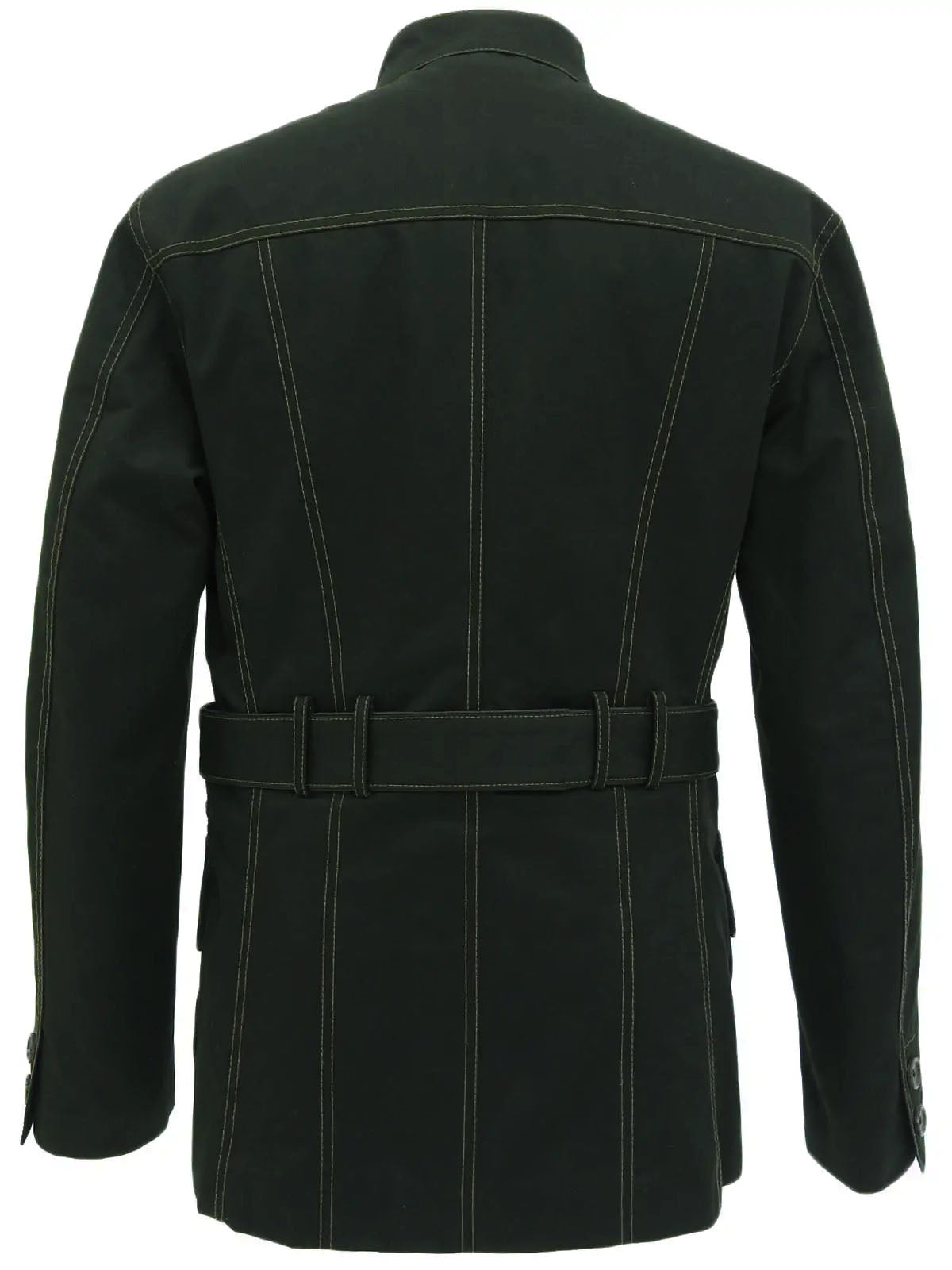 Logo Buckle Safari Jacket in Khaki/Black