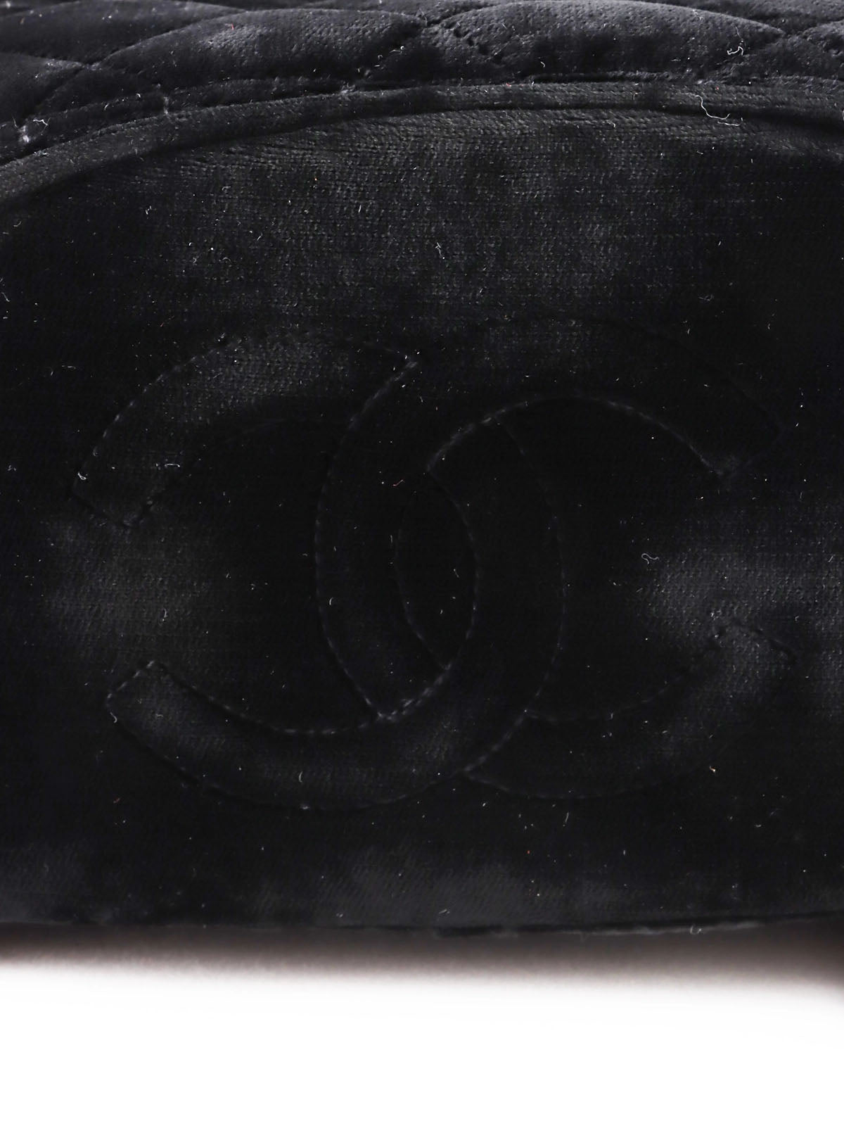 1995 Velvet Double CC Turnlock Backpack Black