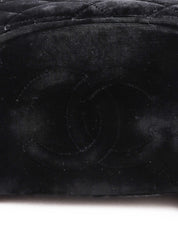 1995 Velvet Double CC Turnlock Backpack Black