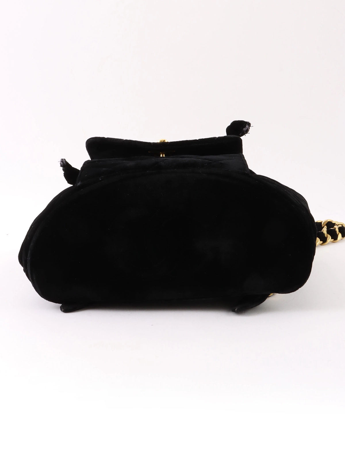 1995 Velvet Double CC Turnlock Backpack Black