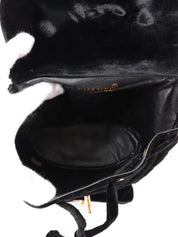 1995 Velvet Double CC Turnlock Backpack Black