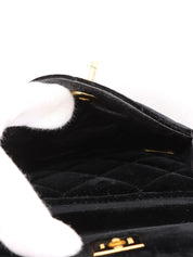 1995 Velvet Double CC Turnlock Backpack Black