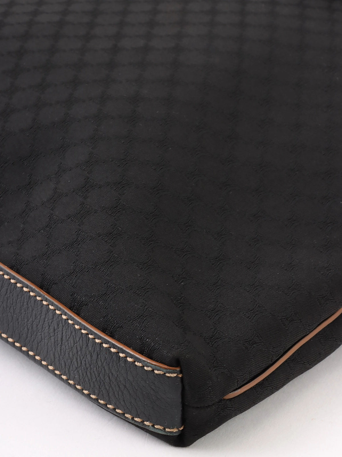 Macadam Pattern Tote Bag Black