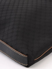 Macadam Pattern Tote Bag Black