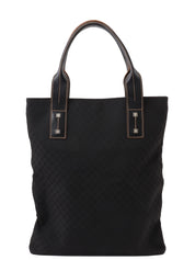 Macadam Pattern Tote Bag Black