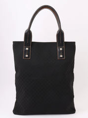 Macadam Pattern Tote Bag Black