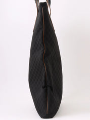 Macadam Pattern Tote Bag Black