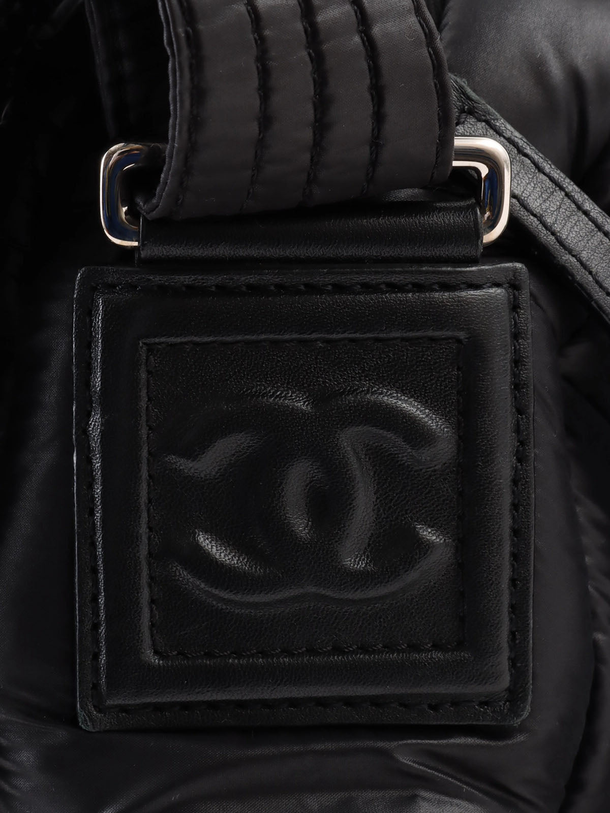 2009 Nylon Coco Cocoon Messenger Bag, Black