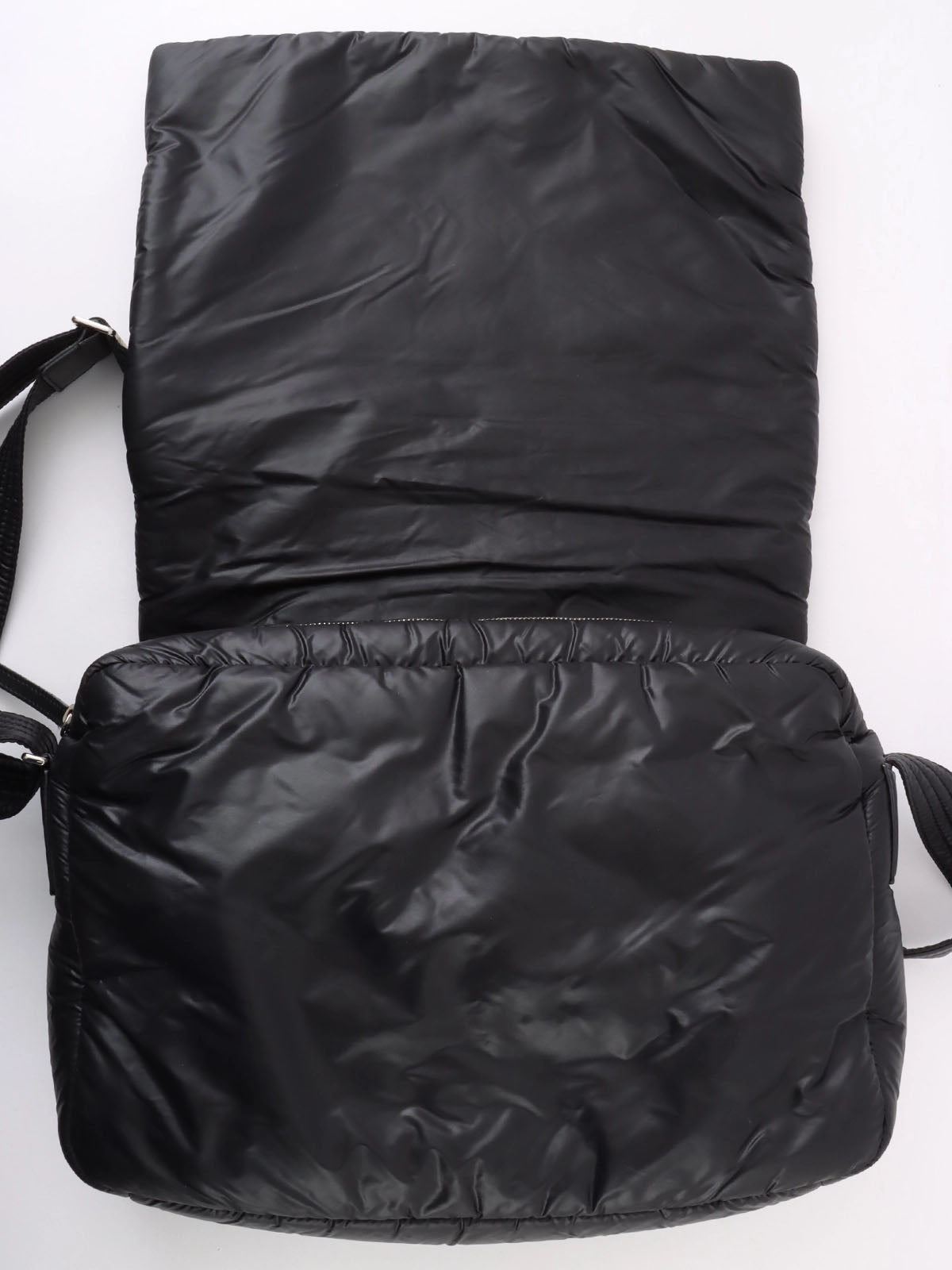 2009 Nylon Coco Cocoon Messenger Bag, Black
