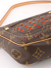 2006 Canvas Monogram Perfo Pochette Accessoires Brown/Orange