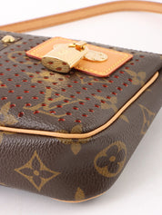 2006 Canvas Monogram Perfo Pochette Accessoires Brown/Orange