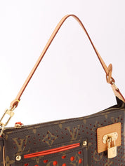 2006 Canvas Monogram Perfo Pochette Accessoires Brown/Orange