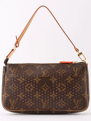 2006 Canvas Monogram Perfo Pochette Accessoires Brown/Orange