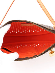 2006 Canvas Monogram Perfo Pochette Accessoires Brown/Orange