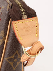 2006 Canvas Monogram Perfo Pochette Accessoires Brown/Orange