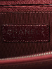 2014 Chevron Stitch Boy Chanel Tote Bag in Black