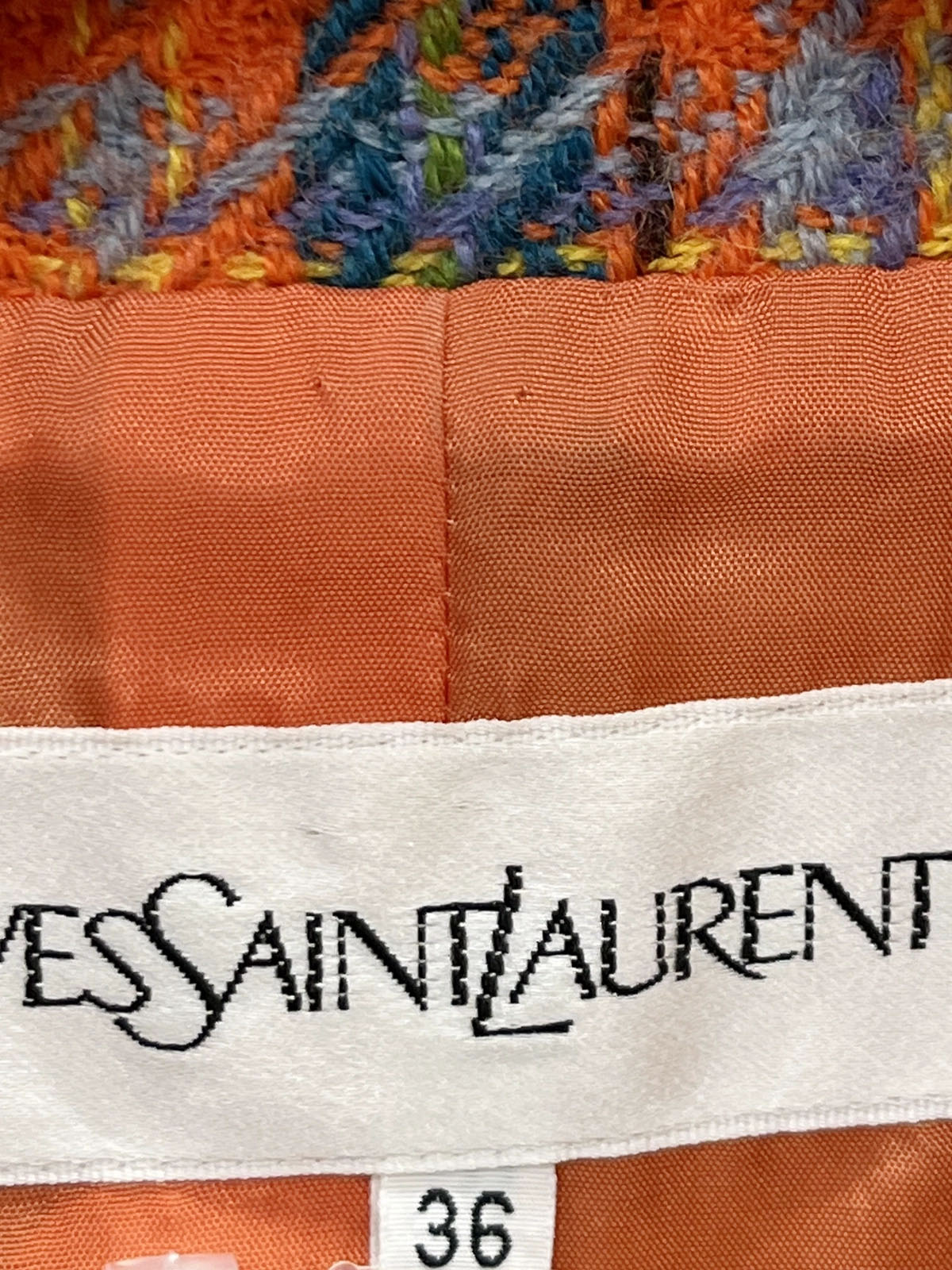 Check Pattern Set Up in Orange/Multi