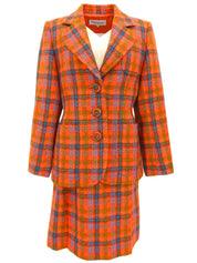Check Pattern Set Up in Orange/Multi