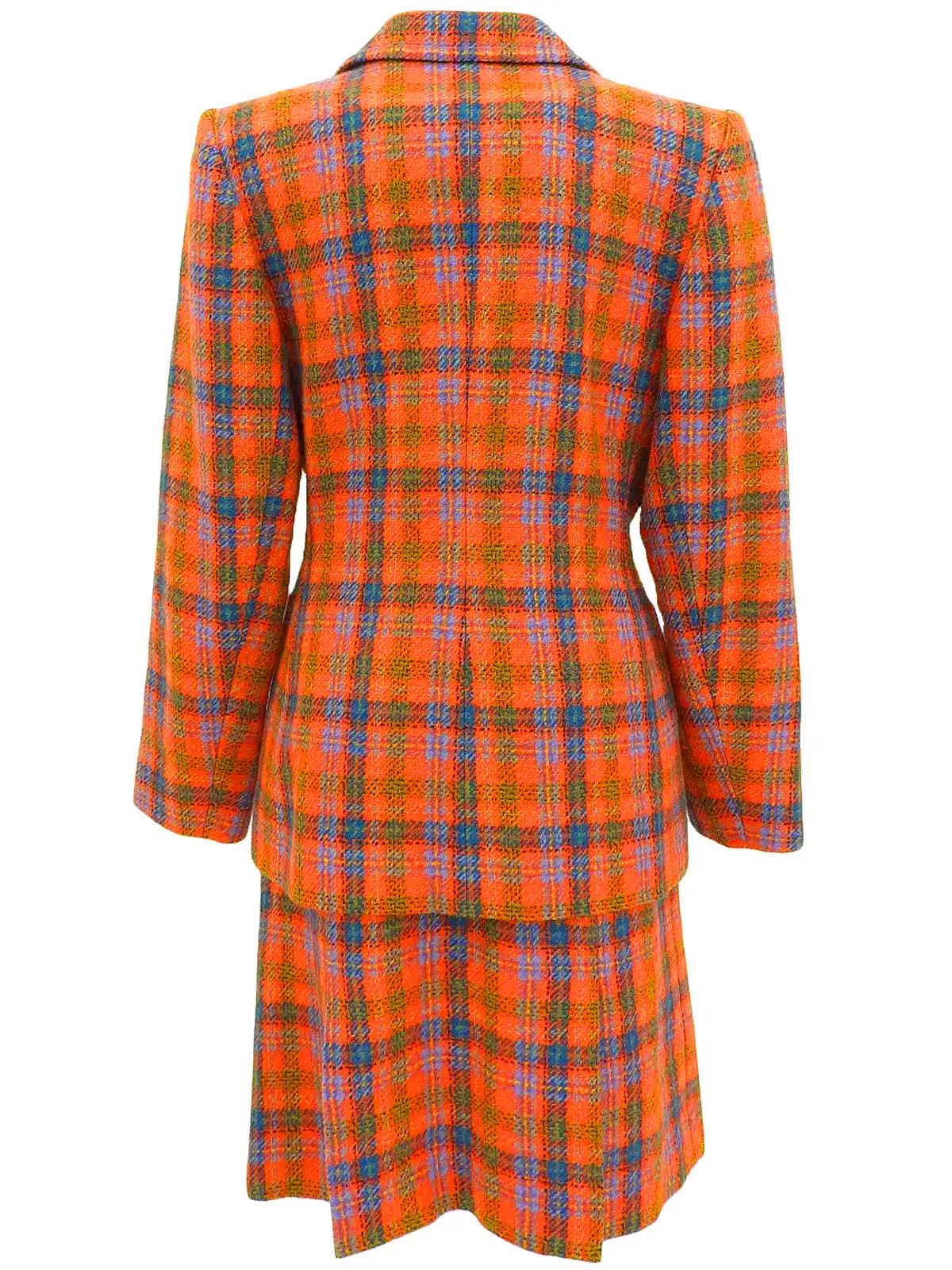 Check Pattern Set Up in Orange/Multi
