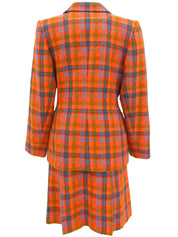 Check Pattern Set Up in Orange/Multi