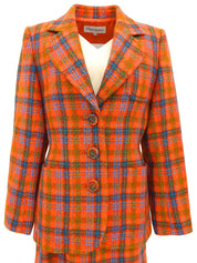 Check Pattern Set Up in Orange/Multi
