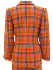 Check Pattern Set Up in Orange/Multi