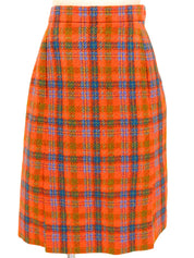 Check Pattern Set Up in Orange/Multi